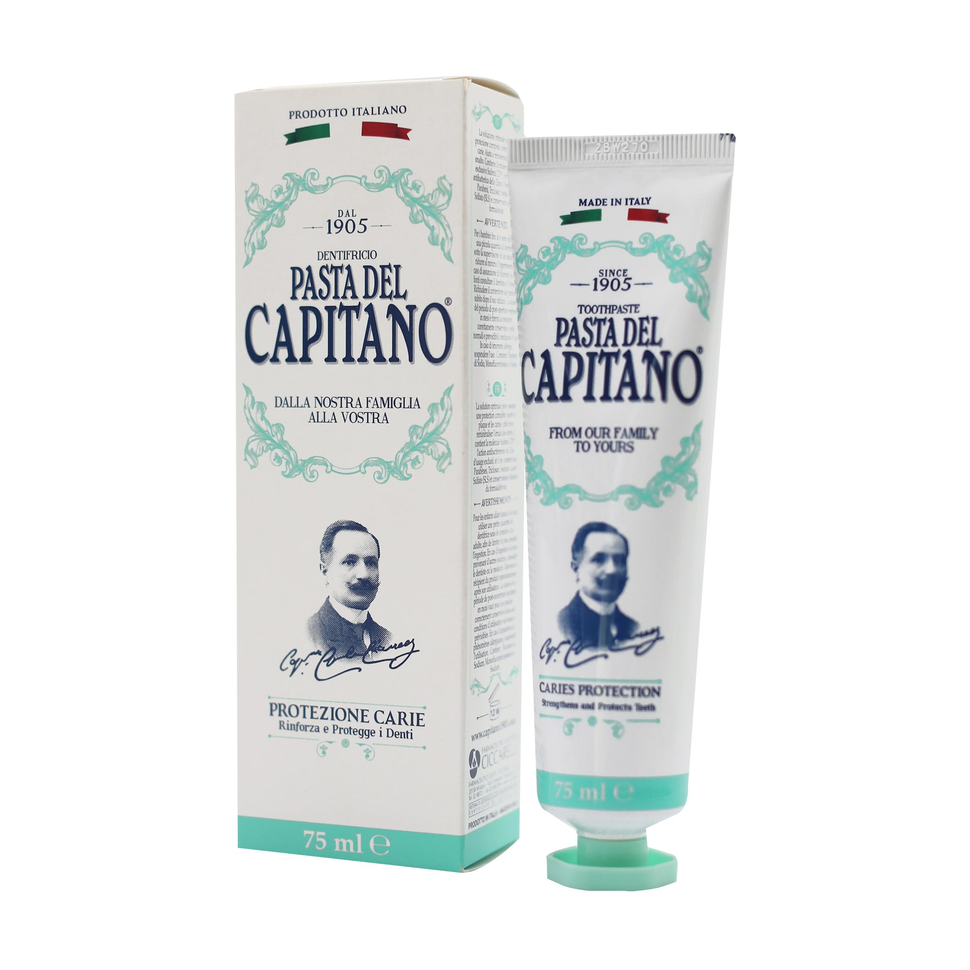 Зубна паста Pasta del Capitano Caries Protection Захист від карієсу, 75 мл